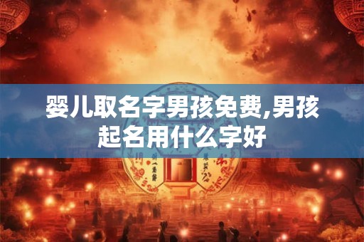 婴儿取名字男孩免费,男孩起名用什么字好
