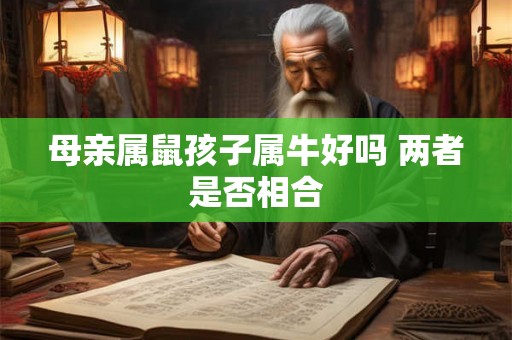 母亲属鼠孩子属牛好吗 两者是否相合
