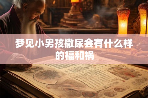 梦见小男孩撒尿会有什么样的福和祸