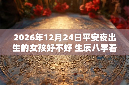 2026年12月24日平安夜出生的女孩好不好 生辰八字看命