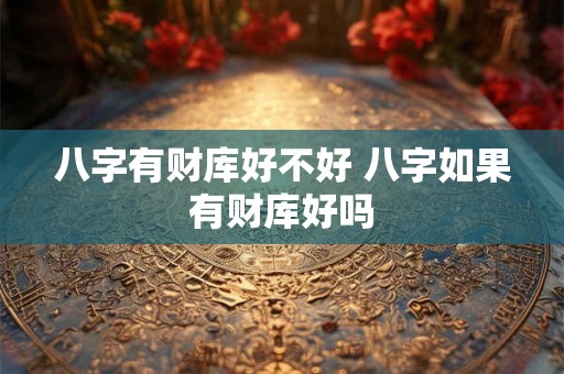 八字有财库好不好 八字如果有财库好吗