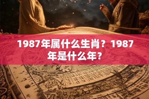 1987年属什么生肖？1987年是什么年？