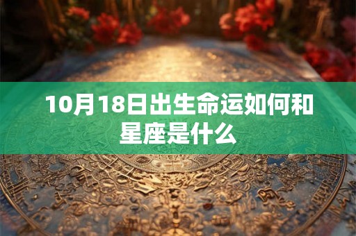 10月18日出生命运如何和星座是什么