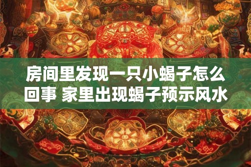 房间里发现一只小蝎子怎么回事 家里出现蝎子预示风水