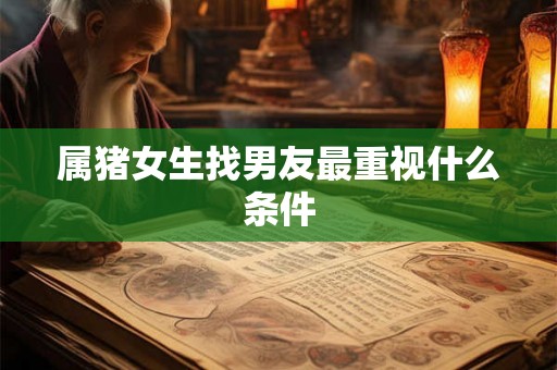 属猪女生找男友最重视什么条件