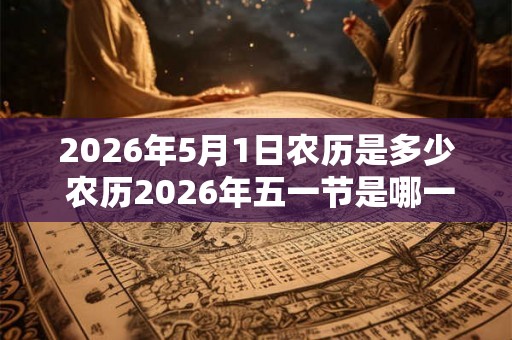 2026年5月1日农历是多少 农历2026年五一节是哪一天