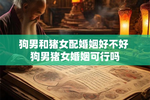 狗男和猪女配婚姻好不好 狗男猪女婚姻可行吗