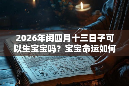 2026年闰四月十三日子可以生宝宝吗？宝宝命运如何？