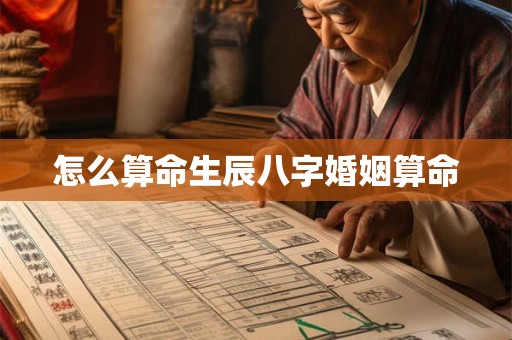 怎么算命生辰八字婚姻算命