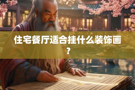 住宅餐厅适合挂什么装饰画？