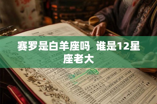 赛罗是白羊座吗  谁是12星座老大