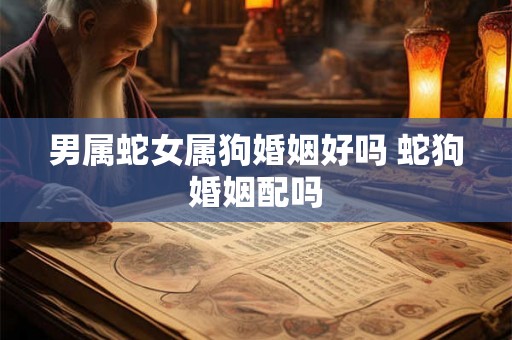 男属蛇女属狗婚姻好吗 蛇狗婚姻配吗 男属蛇女属狗婚姻好吗 蛇狗婚姻配吗