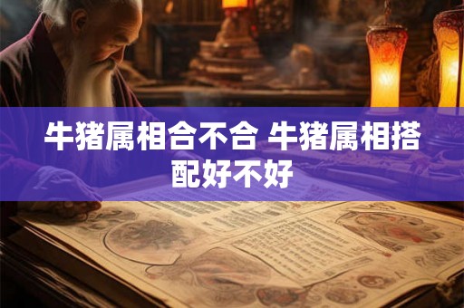 牛猪属相合不合 牛猪属相搭配好不好