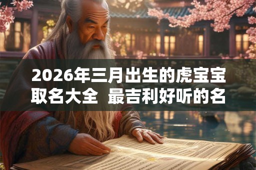 2026年三月出生的虎宝宝取名大全  最吉利好听的名字