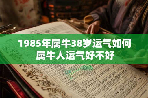 1985年属牛38岁运气如何 属牛人运气好不好 1985年属牛38岁运气如何 属牛人运气好不好