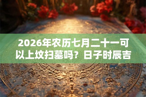 2026年农历七月二十一可以上坟扫墓吗？日子时辰吉凶？