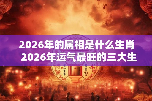 2026年的属相是什么生肖  2026年运气最旺的三大生肖