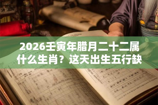 2026壬寅年腊月二十二属什么生肖?这天出生五行缺什么 2026壬寅年腊月二十二属什么生肖?这天出生五行缺什么
