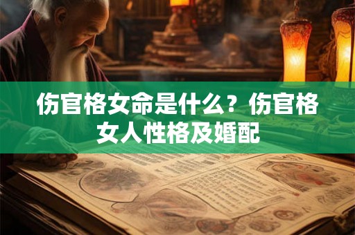 伤官格女命是什么？伤官格女人性格及婚配