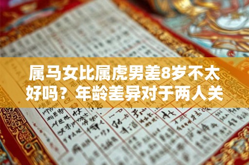 属马女比属虎男差8岁不太好吗？年龄差异对于两人关系的影响