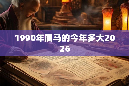 1990年属马的今年多大2026