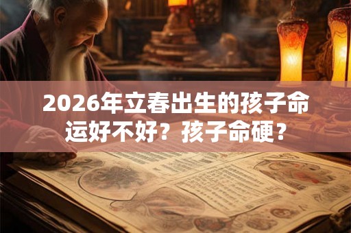 2026年立春出生的孩子命运好不好？孩子命硬？