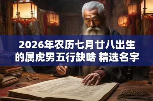 2026年农历七月廿八出生的属虎男五行缺啥 精选名字库