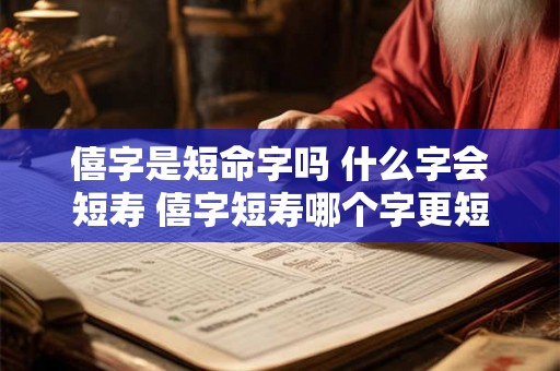 僖字是短命字吗 什么字会短寿 僖字短寿哪个字更短寿 僖字是短命字吗 什么字会短寿 僖字短寿哪个字更短寿