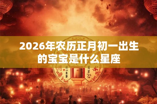 2026年农历正月初一出生的宝宝是什么星座