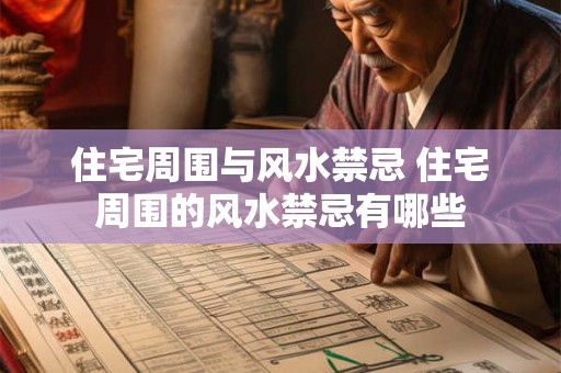 住宅周围与风水禁忌 住宅周围的风水禁忌有哪些