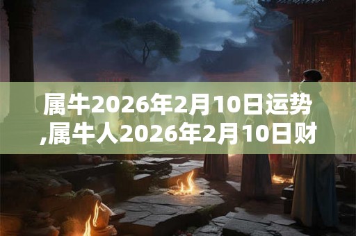 属牛2026年2月10日运势,属牛人2026年2月10日财运,生肖牛2026年2月10日运势 属牛2026年2月10日运势,属牛人2026年2月10日财运,生肖牛2026年2月10日运势