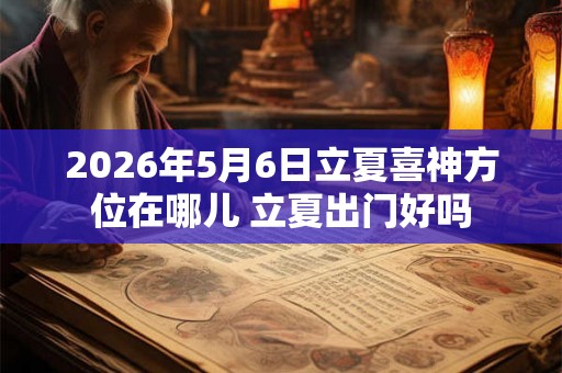 2026年5月6日立夏喜神方位在哪儿 立夏出门好吗