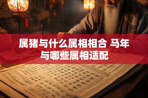 属猪与什么属相相合 马年与哪些属相适配