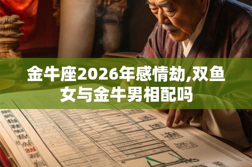 金牛座2026年感情劫,双鱼女与金牛男相配吗