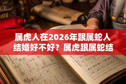 属虎人在2026年跟属蛇人结婚好不好？属虎跟属蛇结婚相配吗？