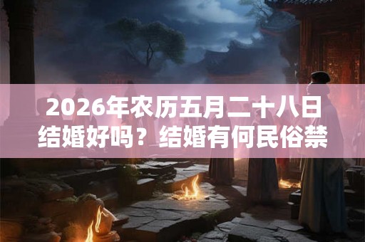 2026年农历五月二十八日结婚好吗?结婚有何民俗禁忌? 2026年农历五月二十八日结婚好吗?结婚有何民俗禁忌?