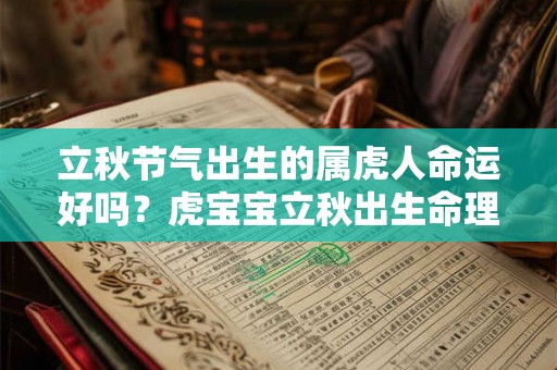 立秋节气出生的属虎人命运好吗?虎宝宝立秋出生命理 立秋节气出生的属虎人命运好吗?虎宝宝立秋出生命理