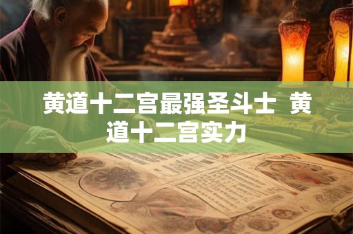 黄道十二宫最强圣斗士  黄道十二宫实力