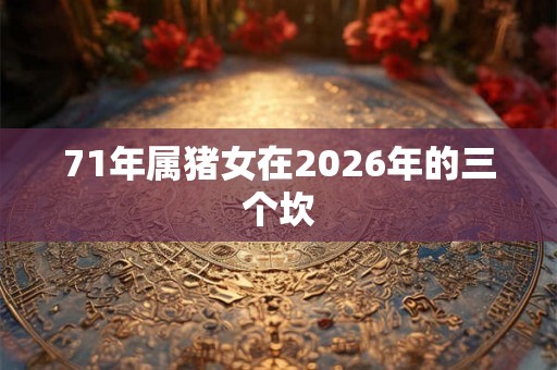 71年属猪女在2026年的三个坎 71年属猪女在2026年的三个坎