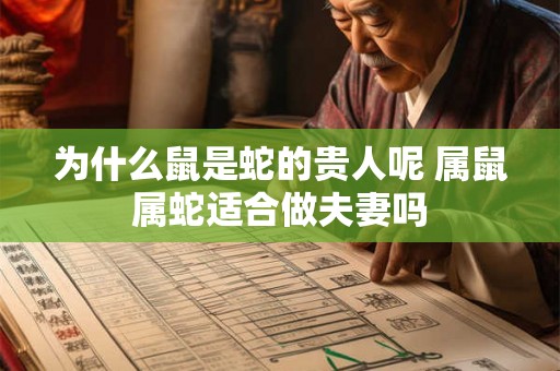 为什么鼠是蛇的贵人呢 属鼠属蛇适合做夫妻吗 为什么鼠是蛇的贵人呢 属鼠属蛇适合做夫妻吗