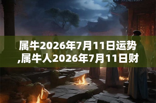 属牛2026年7月11日运势,属牛人2026年7月11日财运,生肖牛2026年7月11日运势