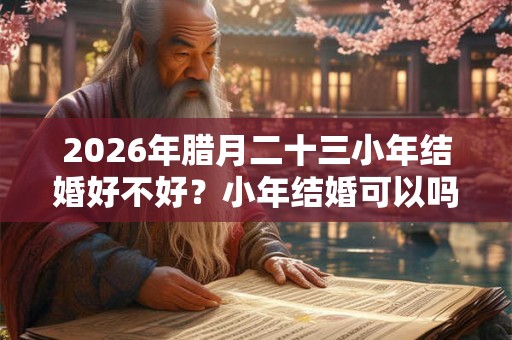 2026年腊月二十三小年结婚好不好？小年结婚可以吗？