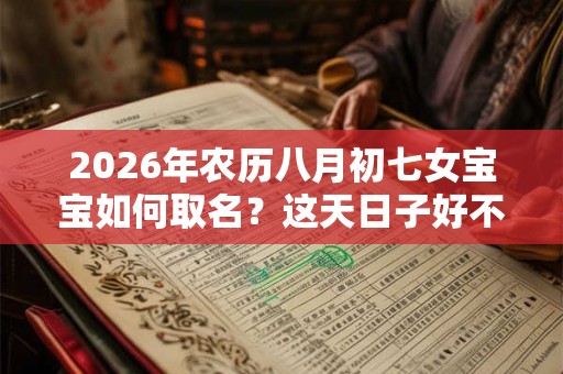 2026年农历八月初七女宝宝如何取名？这天日子好不好？