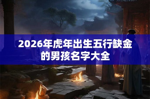 2026年虎年出生五行缺金的男孩名字大全 2026年虎年出生五行缺金的男孩名字大全