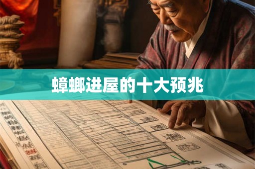 蟑螂进屋的十大预兆