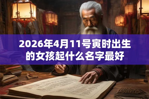 2026年4月11号寅时出生的女孩起什么名字最好 2026年4月11号寅时出生的女孩起什么名字最好