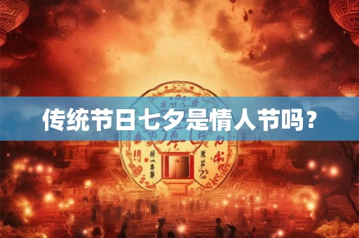 传统节日七夕是情人节吗？