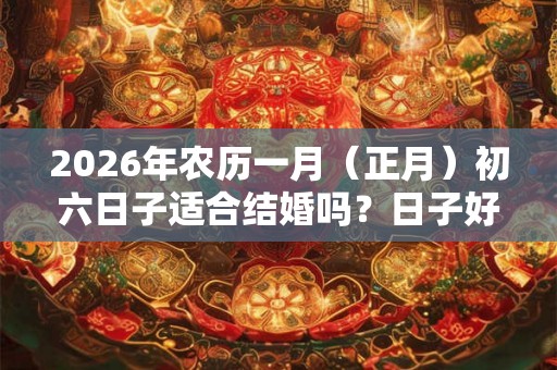 2026年农历一月（正月）初六日子适合结婚吗？日子好吗？