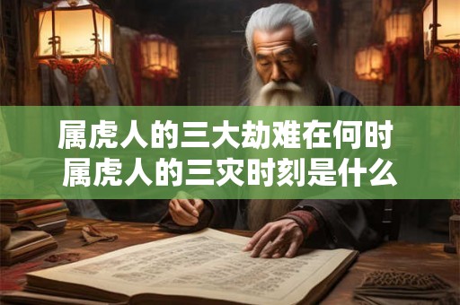属虎人的三大劫难在何时 属虎人的三灾时刻是什么
