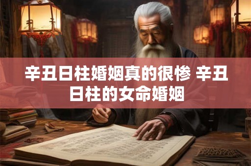 辛丑日柱婚姻真的很惨 辛丑日柱的女命婚姻 辛丑日柱婚姻真的很惨 辛丑日柱的女命婚姻